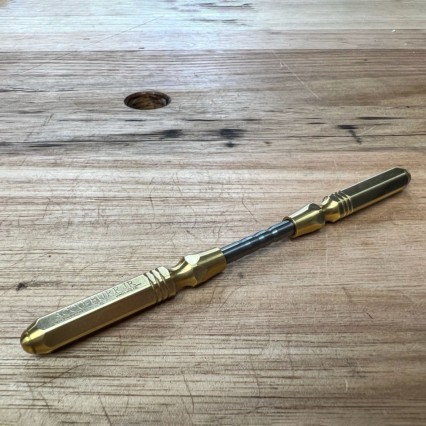 ACCU-BURR™ Carbide Burnisher with Solid Brass Handles