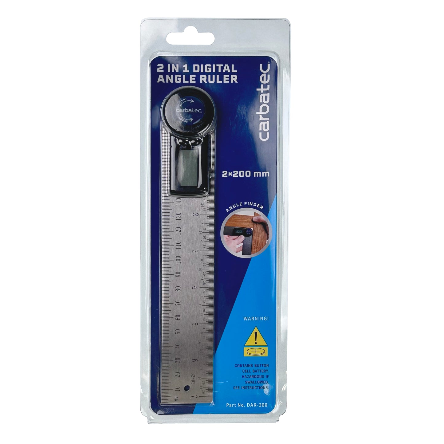 Carbatec Digital Angle Rule