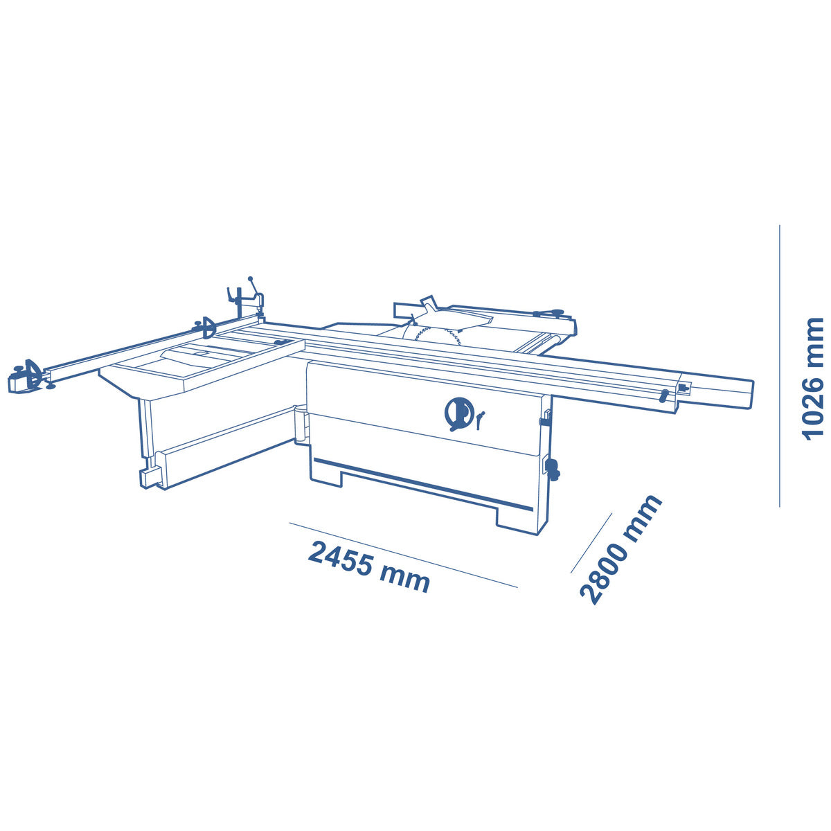 SCM Minimax SC3C1 Panel Saw - Three phase