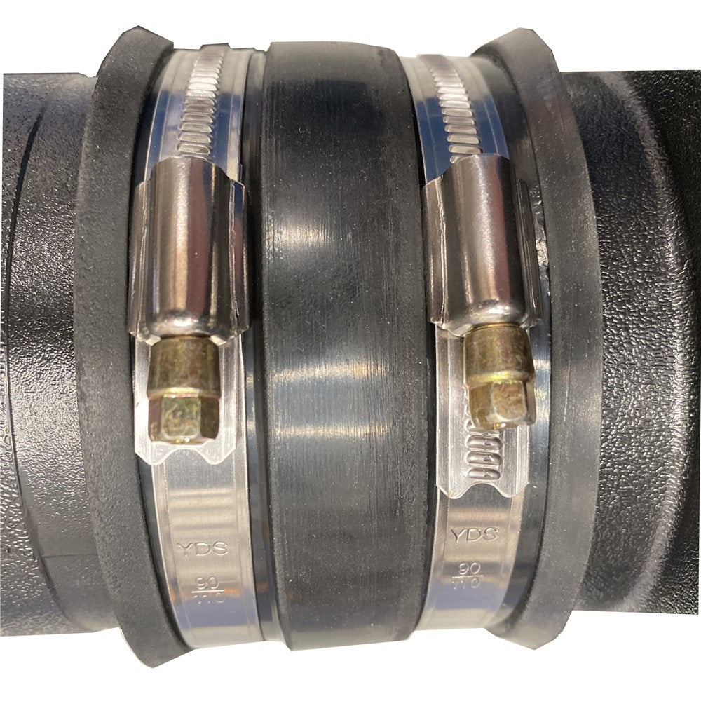 Carbatec 2-1/2" to 2-1/2" Rubber Dust Collar