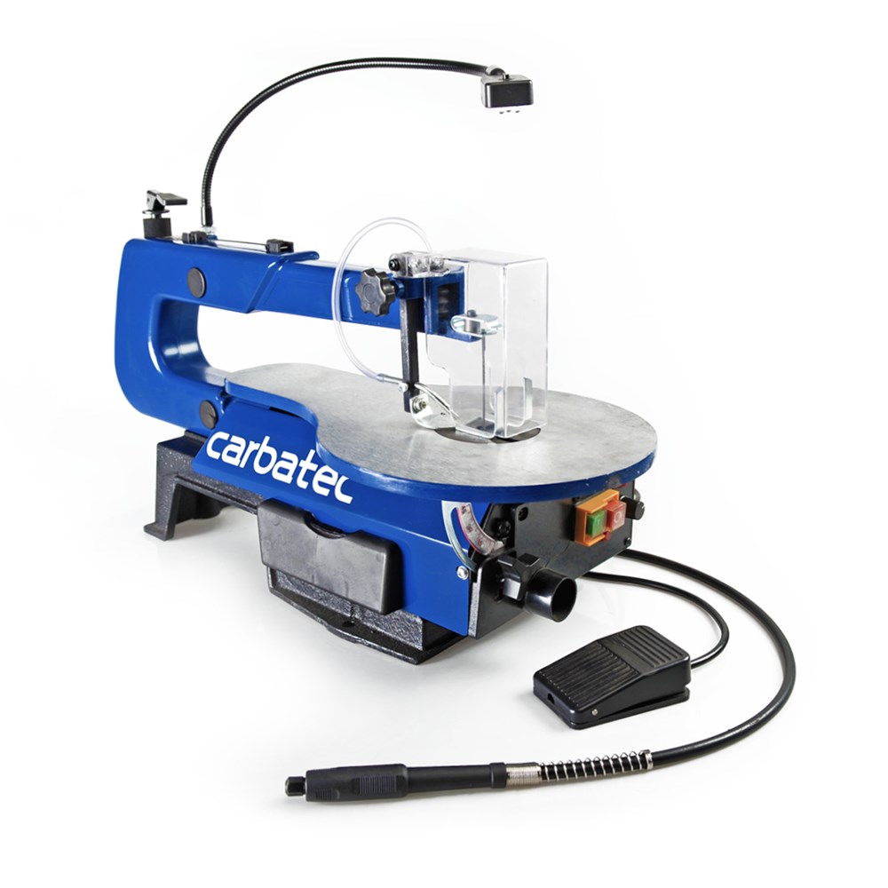 Carbatec 400mm Variable Speed Scroll Saw with Rotary Tool Carbatec