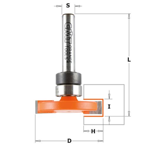 CMT Flooring Router Bit with Top Mounted Bearing | Carbatec