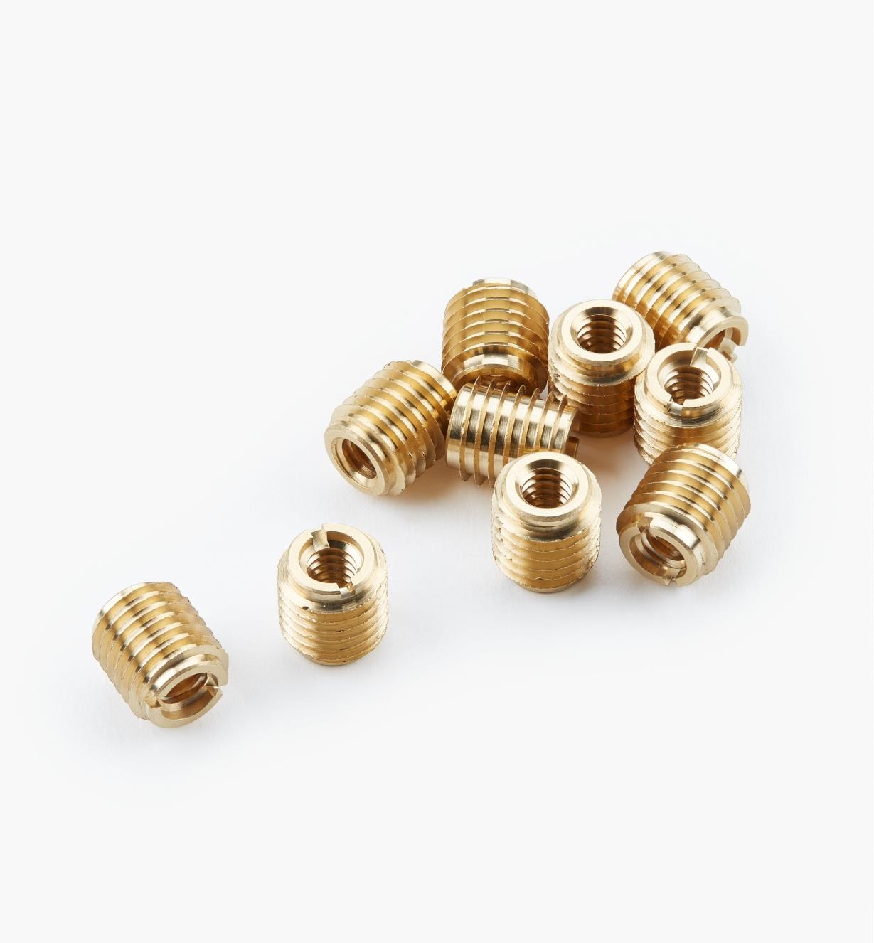 Lee Valley Brass Insert Nuts - 1/4