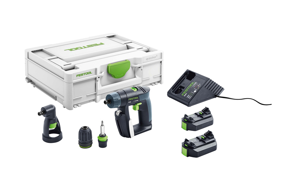 Festool CXS 10.8V Mini Cordless Drill 2.6Ah Set in Systainer