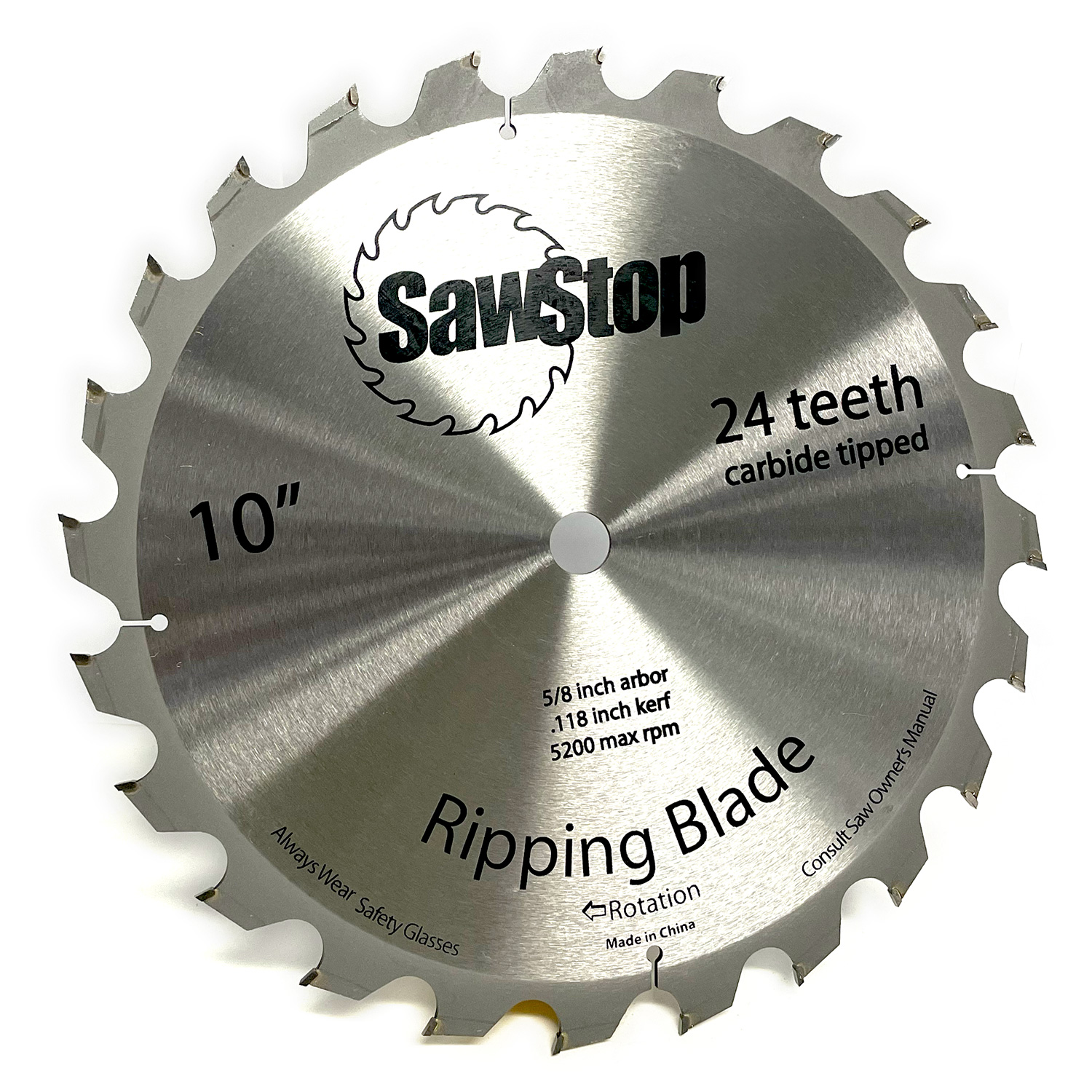 SawStop 24T Ripping Blade | Carbatec