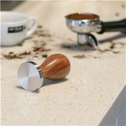 51mm Coffee Tamper - Almond Solid Wood - Barista Grade – Coffee Nerd