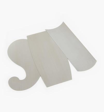 Lee Valley Scrapers 0.4mm - 3 pce