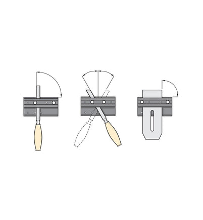 Veritas Straight Grinding Jig to suit Veritas Grinder Tool Rest