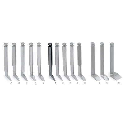 Veritas® Plane Blades to suit Router and Hinge Mortise Planes - 1/16"