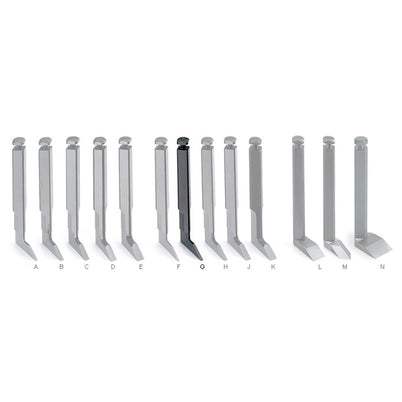 Veritas® Plane Blades to suit Router and Hinge Mortise Planes - 3/32"