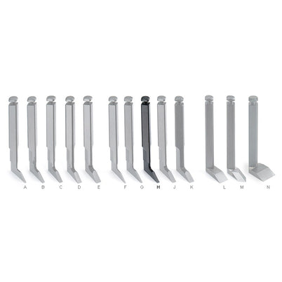 Veritas® Plane Blades to suit Router and Hinge Mortise Planes - 1/8"