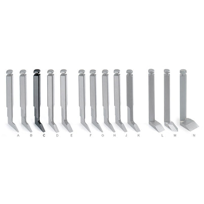 Veritas® Plane Blades to suit Router and Hinge Mortise Planes - 4mm
