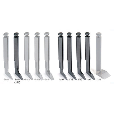 Veritas® Set of 5 Imperial Blades to suit Router and Hinge Mortise Planes
