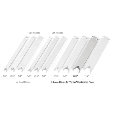 Veritas® Large Beading Blade for Combination Plane - 7/16"