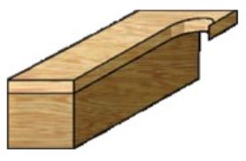 Arden Flush Trim Bit - 9.5mm Diameter 25.4mm Cut Depth