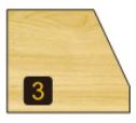 Arden Bevel Trim Cutter with Bearing - 25º Angle 1/4" Shank