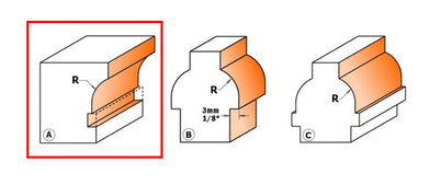 CMT Small Rail & Sash Bit (MALE)
