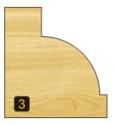 Arden Beading Bit with Bearing - 12.7mm Radius 1/2" Shank