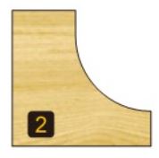 Arden Cove Bit with Bearing - 9.5mm Radius 1/4" Shank