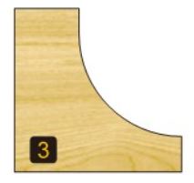 Arden Cove Bit with Bearing - 12.7mm Radius 1/2" Shank