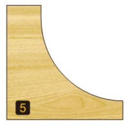Arden Cove Bit with Bearing - 19.05mm Radius 1/2" Shank