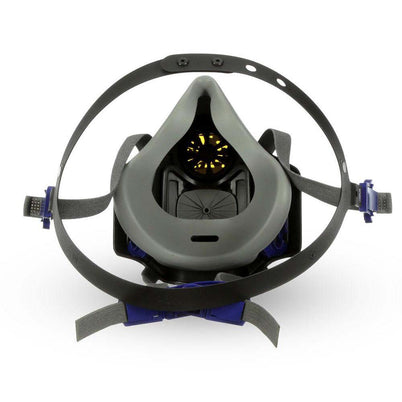 3M Secure Click Reusable Half Face Respiratory Mask with A1 D8051 Dual Flow Cartridge Kit - Small