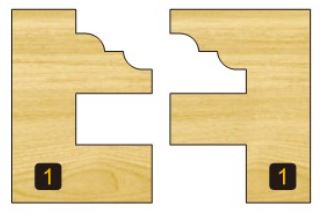 Arden Reversible Rail and Stile Bit - 41.2mm Diameter 1/2" Shank