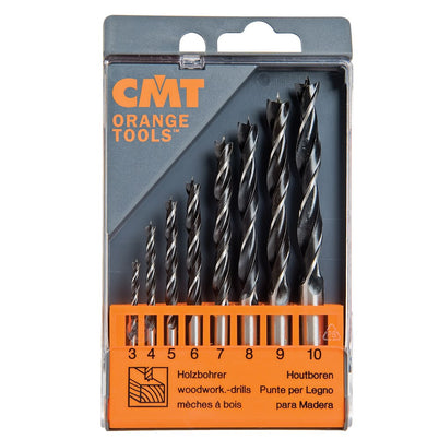 CMT 8 Piece Brad Point Drill Set