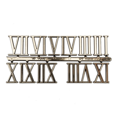 Carbatec Clock Number Set - Roman - Gold 32mm (1-1/4")