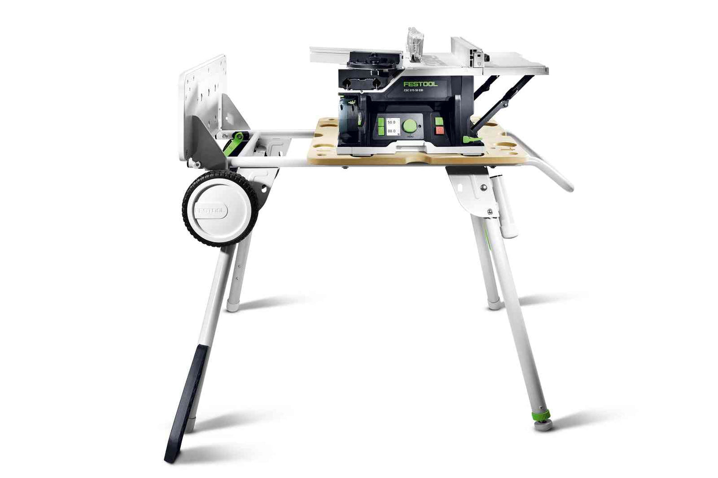 Festool 18V Cordless Table Saw in Systainer 5.2Ah Bluetooth Set & Underframe