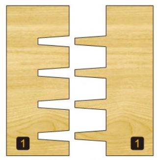 Arden Finger Joint Bit - 34.9mm Diameter 1/2" Shank
