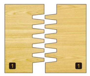 Arden Professional Finger Joint Bit - 40mm Diameter 1/2" Shank