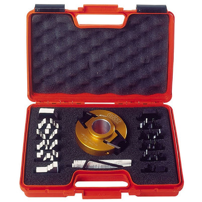 CMT 7 Piece 40mm Multiprofile Cutter Head Set with Limiters (Door Profiles) - 30mm Bore