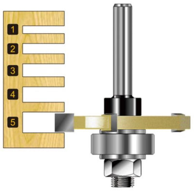 Arden Slot Cutter - 4.76mm 1/2" Shank