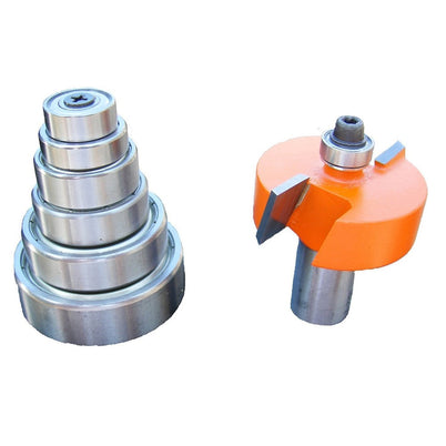 CMT Rabbeting Router Bit with 6 Bearings - 19mm 1/2" Shank