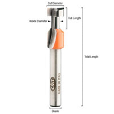 CMT T-Slot Bit 34.9x9.5 X12.7x22.2