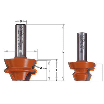 CMT Lock Mitre 22.5Deg 1/2"S