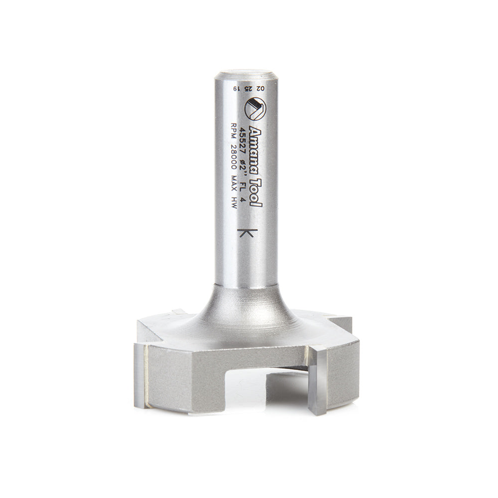 Amana 45527 Carbide Tipped Spoilboard Cutter 2" Diameter 1/2" Shank