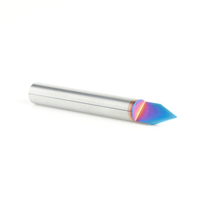 Amana 45622-K Spektra Solid Carbide Engraving Bit, 45° Angle, 1/4" Shank