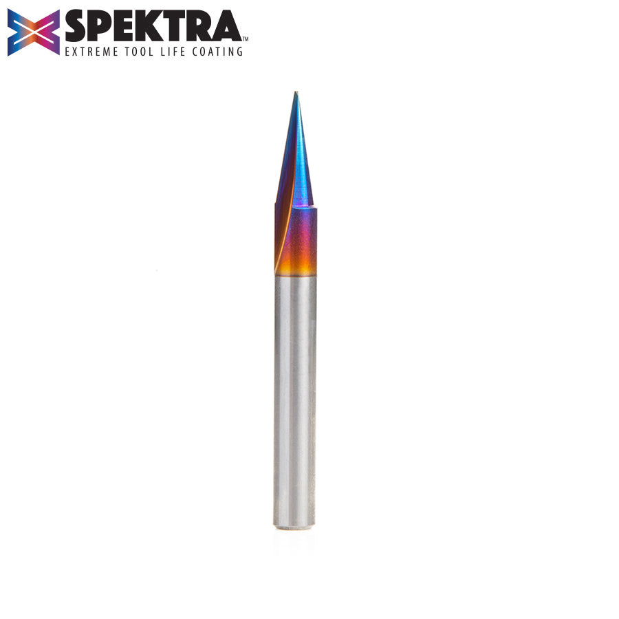 Amana 45783-K Spektra Solid Carbide Carving Liner Bit, 18° Angle, 1/4" Shank