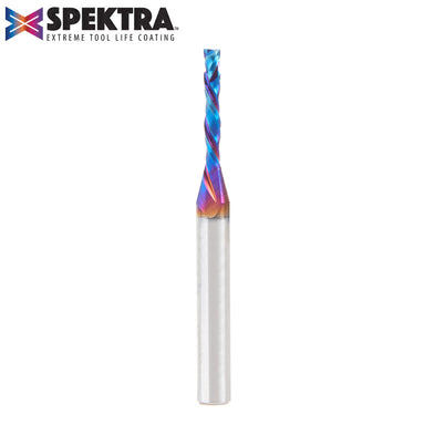 Amana 46176-K Spektra Solid Carbide Compression Spiral Bit, 1/8" Diameter