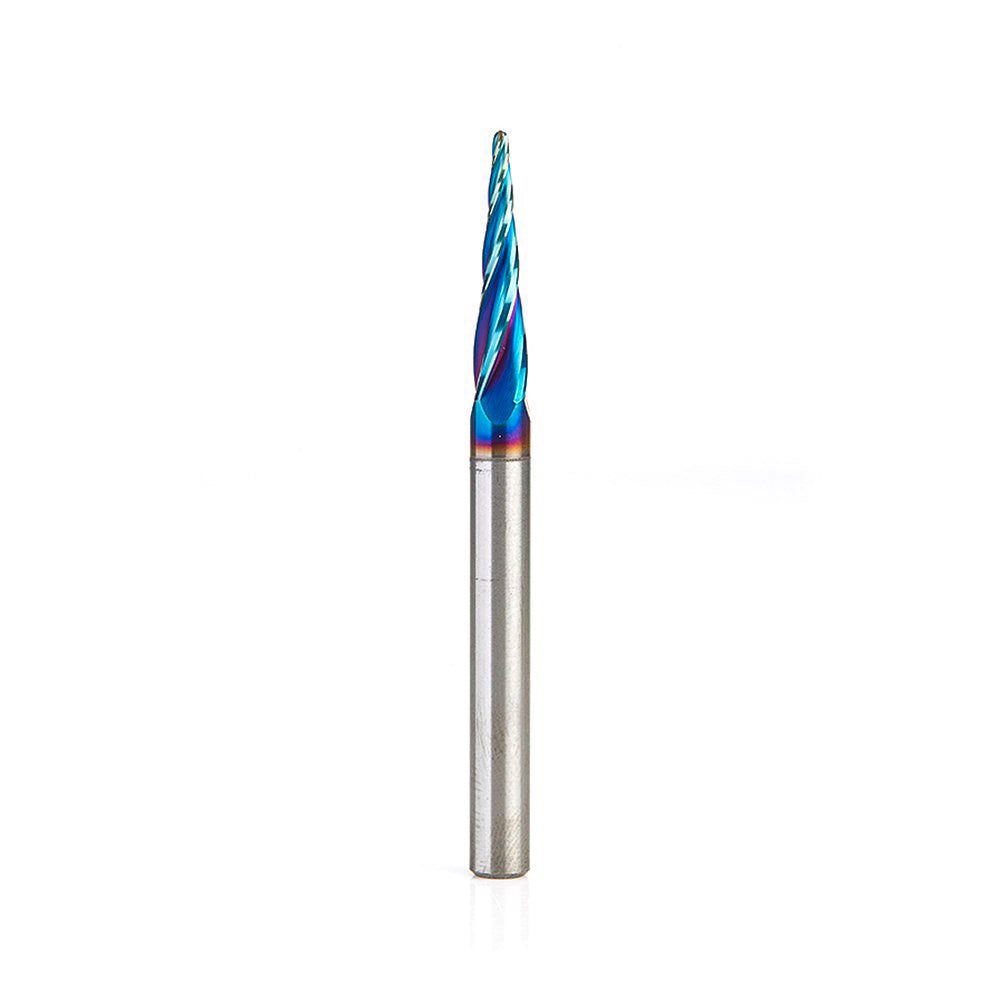 Amana 46282-K Spektra Solid Carbide Tapered 3D Spiral Bit, 5.4° Angle