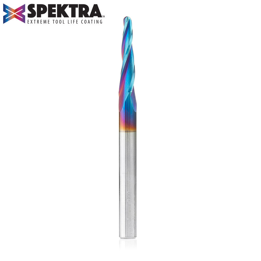 Amana 46286-K Spektra Solid Carbide Tapered 3D Spiral Bit, 3.6° Angle
