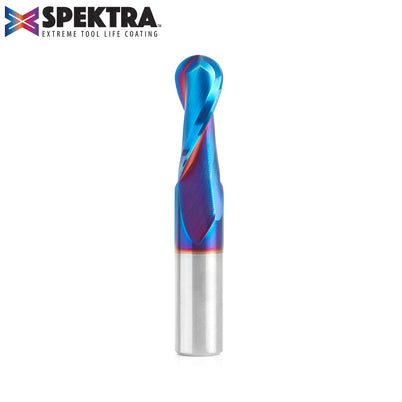 Amana 46380-K Ballnose Upcut Spiral Spektra CNC Bit