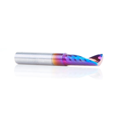 Amana 51404-K Solid Carbide Spektra Plastic O-Flute Spiral Bit, 1/4" Diameter, 1/4" Shank