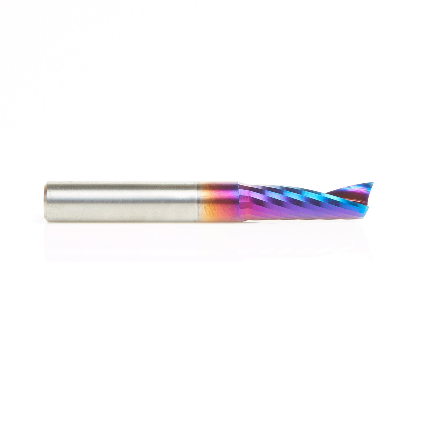 Amana 51404-K Solid Carbide Spektra Plastic O-Flute Spiral Bit, 1/4" Diameter, 1/4" Shank