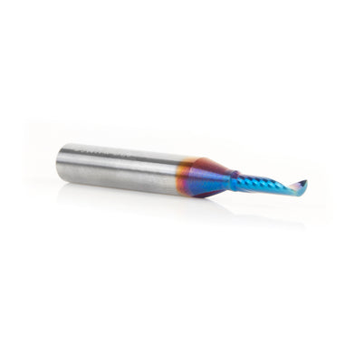 Amana 51411-K Solid Carbide Spektra Plastic O-Flute Spiral Bit, 1/8" Diameter, 1/4" Shank