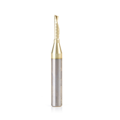 Amana 51503-Z Solid Carbide ZrN Aluminium Spiral O-Flute Bit, 1/8" Dia