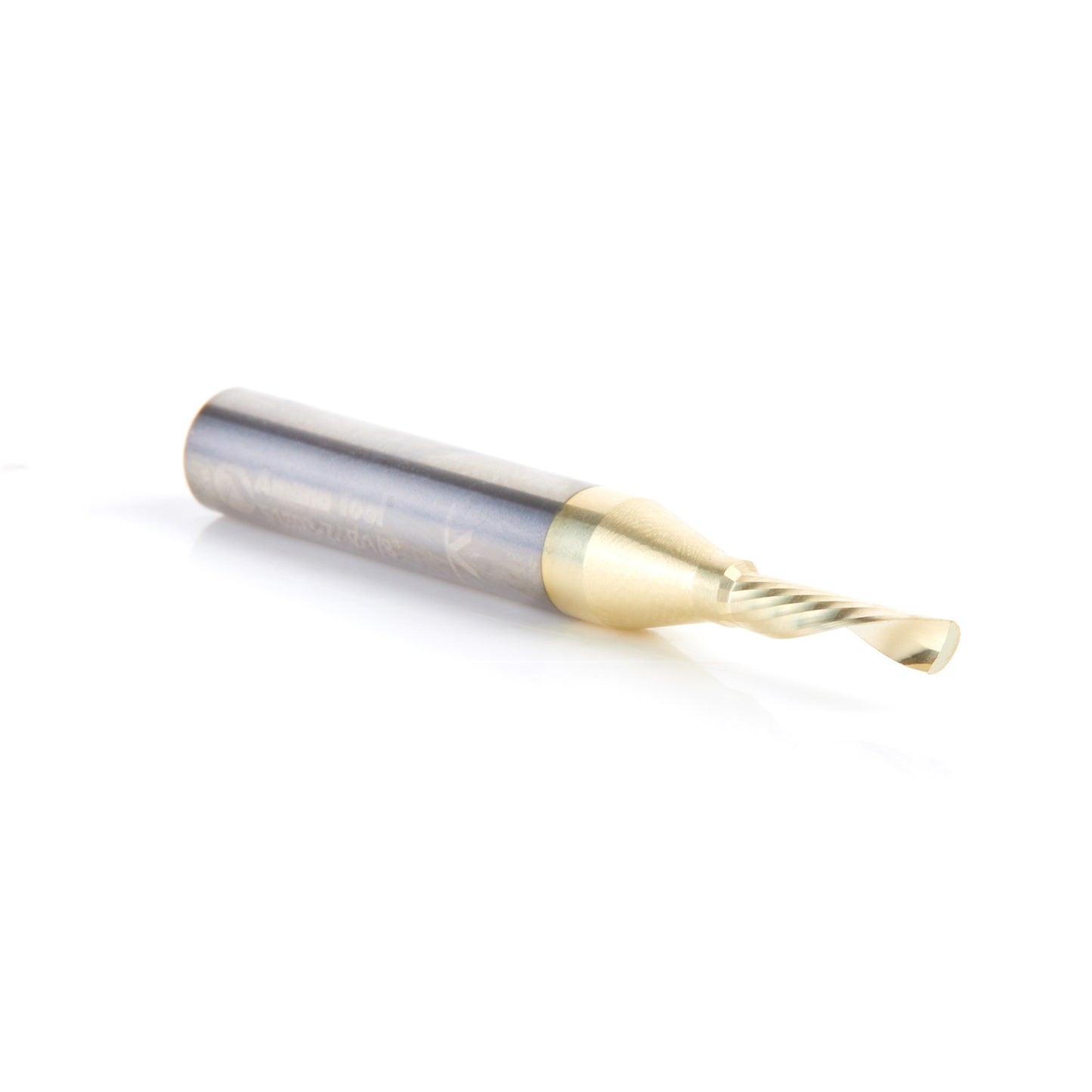 Amana 51503-Z Solid Carbide ZrN Aluminium Spiral O-Flute Bit, 1/8" Dia