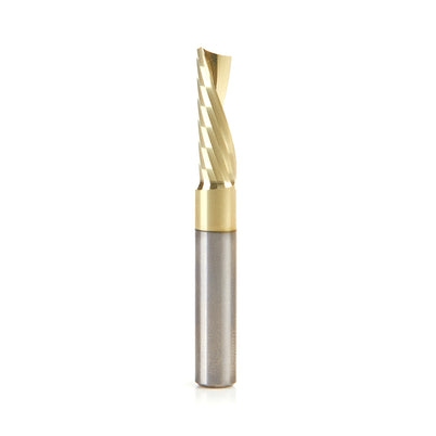 Amana 51786-Z Solid Carbide ZrN Aluminium Spiral O-Flute Bit, 1/4" Diameter, 1/4" Shank